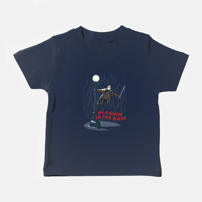 Slashin In The Rain-Baby-Basic-Tee-Getsousa!