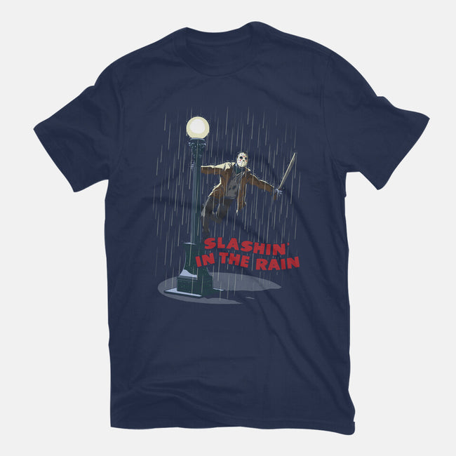 Slashin In The Rain-Mens-Basic-Tee-Getsousa!