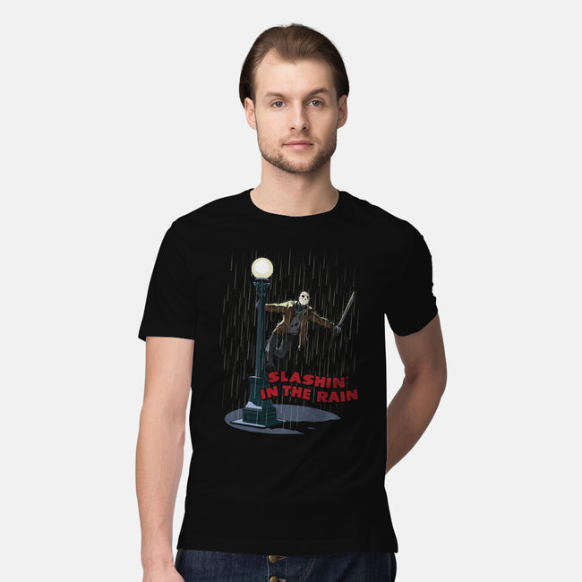 Slashin In The Rain-Mens-Premium-Tee-Getsousa!