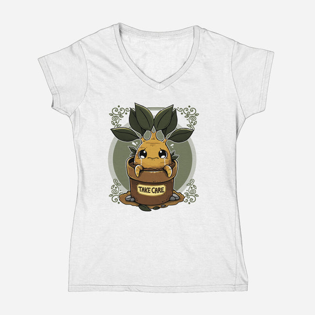 Mandrake-Womens-V-Neck-Tee-Vallina84