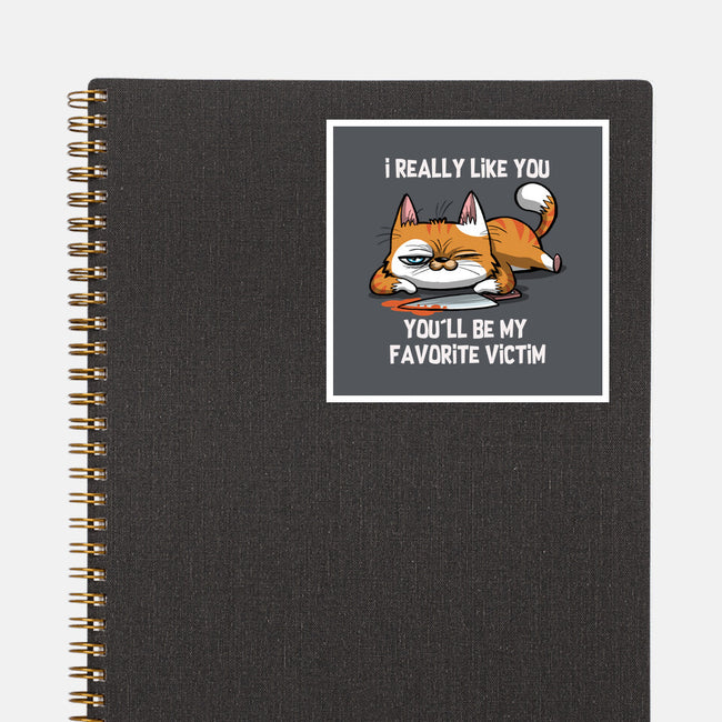 My Favorite Victim-None-Glossy-Sticker-zascanauta