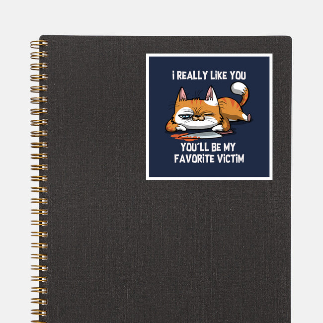 My Favorite Victim-None-Glossy-Sticker-zascanauta