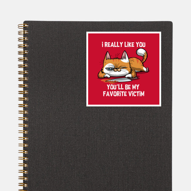 My Favorite Victim-None-Glossy-Sticker-zascanauta