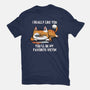 My Favorite Victim-Womens-Fitted-Tee-zascanauta