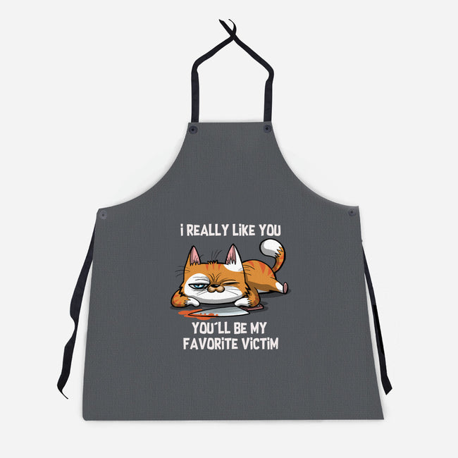 My Favorite Victim-Unisex-Kitchen-Apron-zascanauta