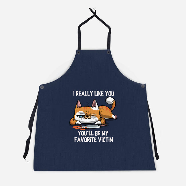 My Favorite Victim-Unisex-Kitchen-Apron-zascanauta