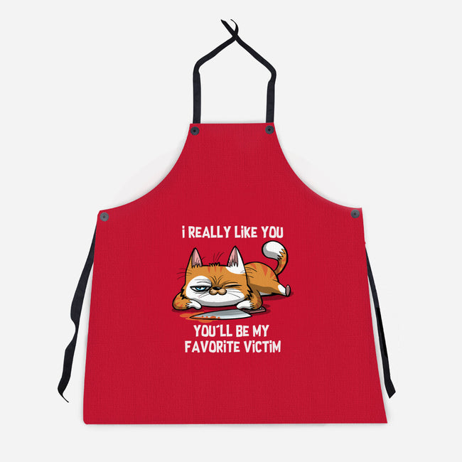 My Favorite Victim-Unisex-Kitchen-Apron-zascanauta