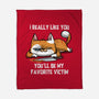 My Favorite Victim-None-Fleece-Blanket-zascanauta