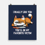My Favorite Victim-None-Matte-Poster-zascanauta