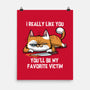 My Favorite Victim-None-Matte-Poster-zascanauta