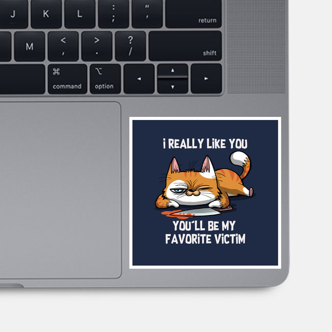 My Favorite Victim-None-Glossy-Sticker-zascanauta