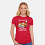 My Favorite Victim-Womens-Fitted-Tee-zascanauta