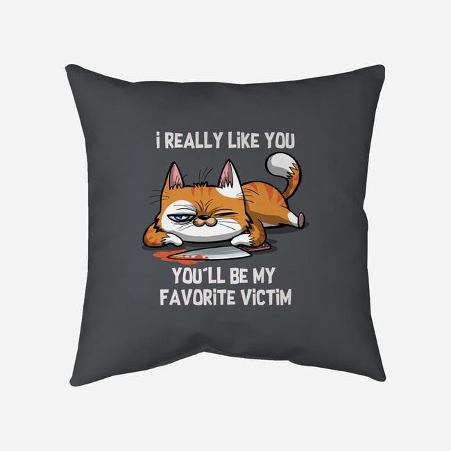My Favorite Victim-None-Removable Cover w Insert-Throw Pillow-zascanauta