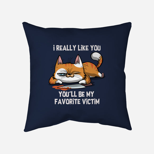 My Favorite Victim-None-Removable Cover w Insert-Throw Pillow-zascanauta