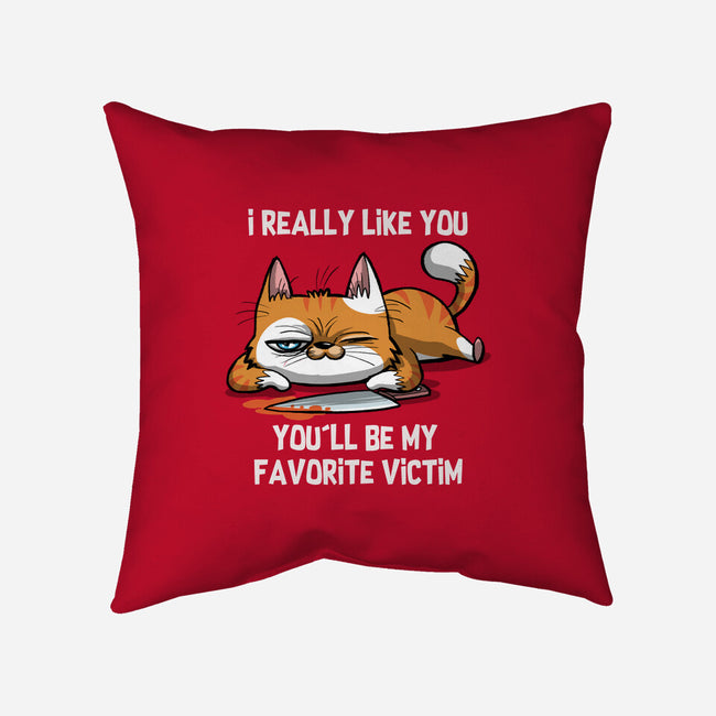 My Favorite Victim-None-Removable Cover w Insert-Throw Pillow-zascanauta