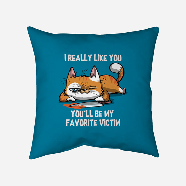 My Favorite Victim-None-Removable Cover w Insert-Throw Pillow-zascanauta