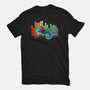 Rainbow Music-Womens-Fitted-Tee-Vallina84