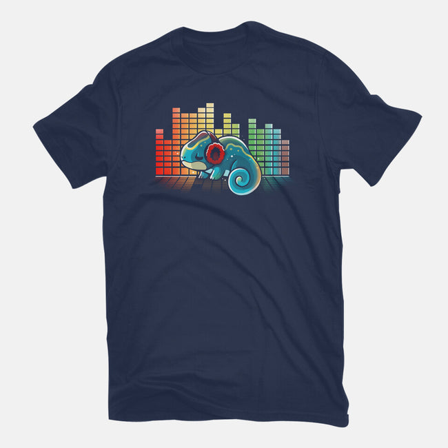 Rainbow Music-Womens-Fitted-Tee-Vallina84