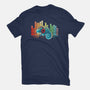Rainbow Music-Womens-Fitted-Tee-Vallina84