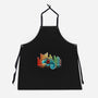 Rainbow Music-Unisex-Kitchen-Apron-Vallina84