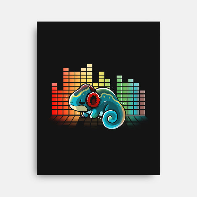 Rainbow Music-None-Stretched-Canvas-Vallina84