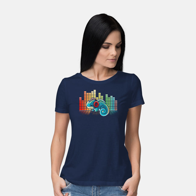 Rainbow Music-Womens-Basic-Tee-Vallina84