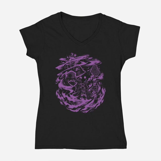 Like The Sun-Womens-V-Neck-Tee-Estudio Horta
