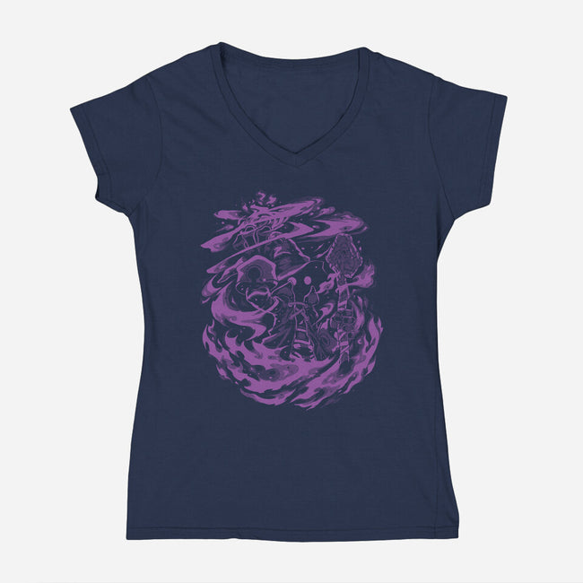 Like The Sun-Womens-V-Neck-Tee-Estudio Horta