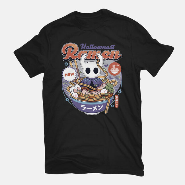 Hallownest Ramen Vintage-Womens-Fitted-Tee-LAGELANTEE
