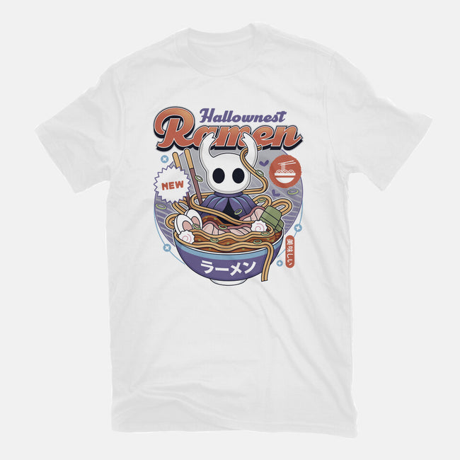 Hallownest Ramen Vintage-Womens-Fitted-Tee-LAGELANTEE