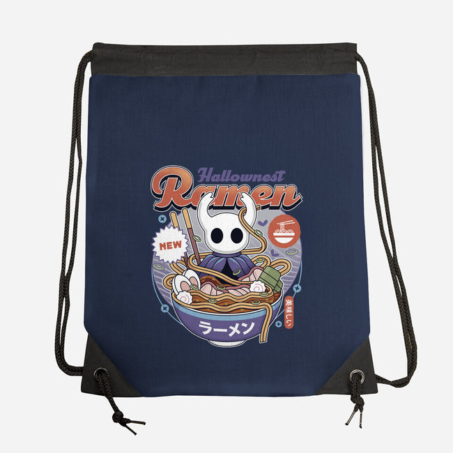 Hallownest Ramen Vintage-None-Drawstring-Bag-LAGELANTEE
