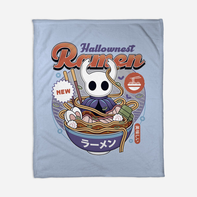 Hallownest Ramen Vintage-None-Fleece-Blanket-LAGELANTEE