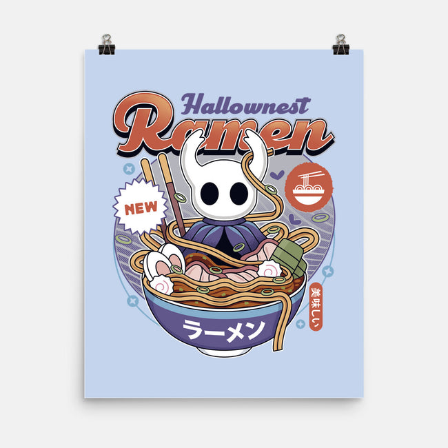 Hallownest Ramen Vintage-None-Matte-Poster-LAGELANTEE