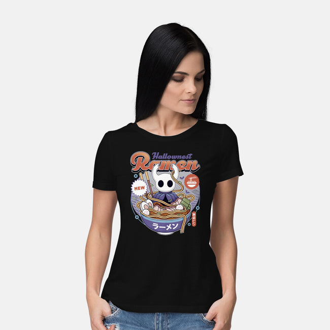 Hallownest Ramen Vintage-Womens-Basic-Tee-LAGELANTEE