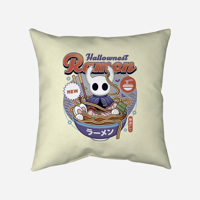 Hallownest Ramen Vintage-None-Removable Cover w Insert-Throw Pillow-LAGELANTEE