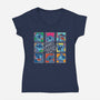 The Ohana Bunch-Womens-V-Neck-Tee-turborat14