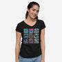 The Ohana Bunch-Womens-V-Neck-Tee-turborat14