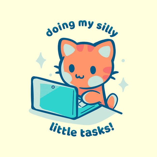 Doing My Silly Little Tasks-Mens-Basic-Tee-TechraNova