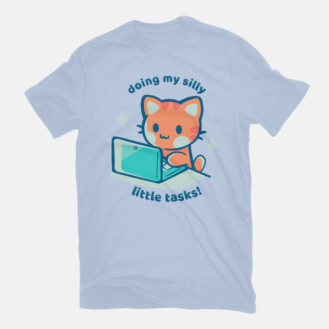Doing My Silly Little Tasks-Mens-Basic-Tee-TechraNova