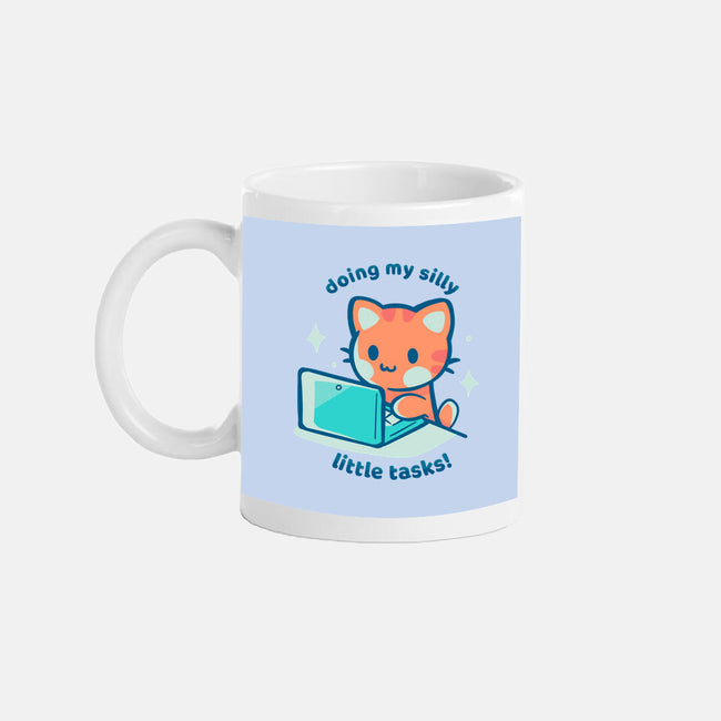 Doing My Silly Little Tasks-None-Mug-Drinkware-TechraNova