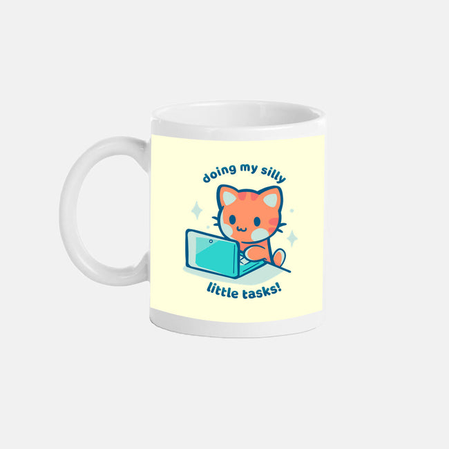 Doing My Silly Little Tasks-None-Mug-Drinkware-TechraNova