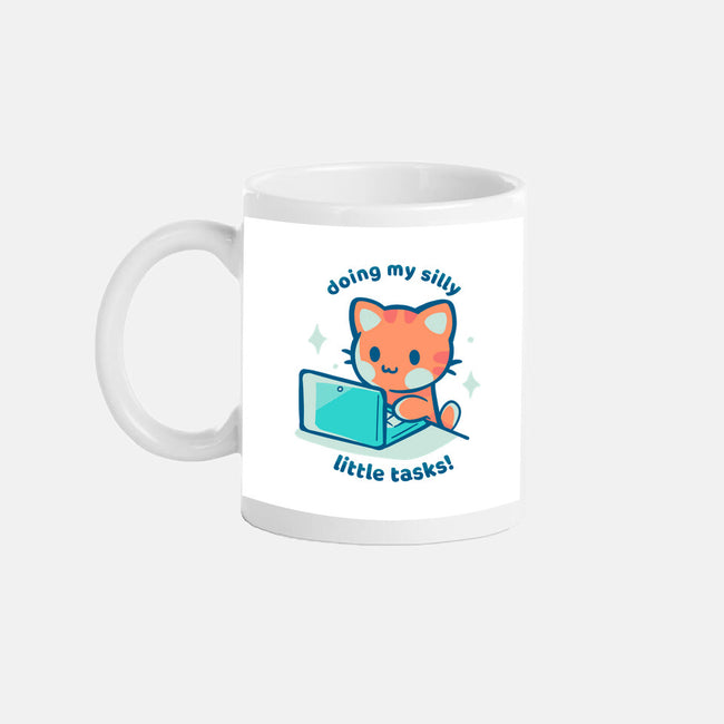 Doing My Silly Little Tasks-None-Mug-Drinkware-TechraNova
