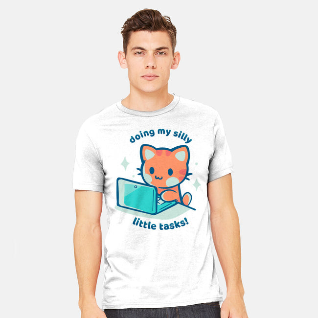 Doing My Silly Little Tasks-Mens-Heavyweight-Tee-TechraNova