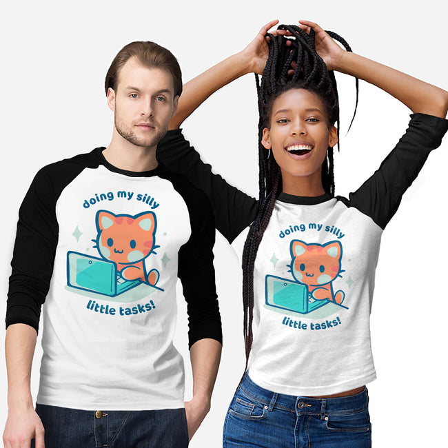 Doing My Silly Little Tasks-Unisex-Baseball-Tee-TechraNova