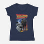 Back To The Dance-Womens-V-Neck-Tee-zascanauta