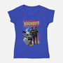 Back To The Dance-Womens-V-Neck-Tee-zascanauta