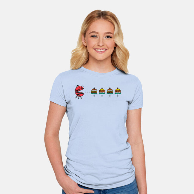 Grill Man-Womens-Fitted-Tee-krisren28