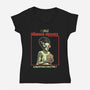 Love Horror Movies-Womens-V-Neck-Tee-P1yu5h