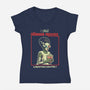 Love Horror Movies-Womens-V-Neck-Tee-P1yu5h