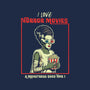 Love Horror Movies-Womens-V-Neck-Tee-P1yu5h